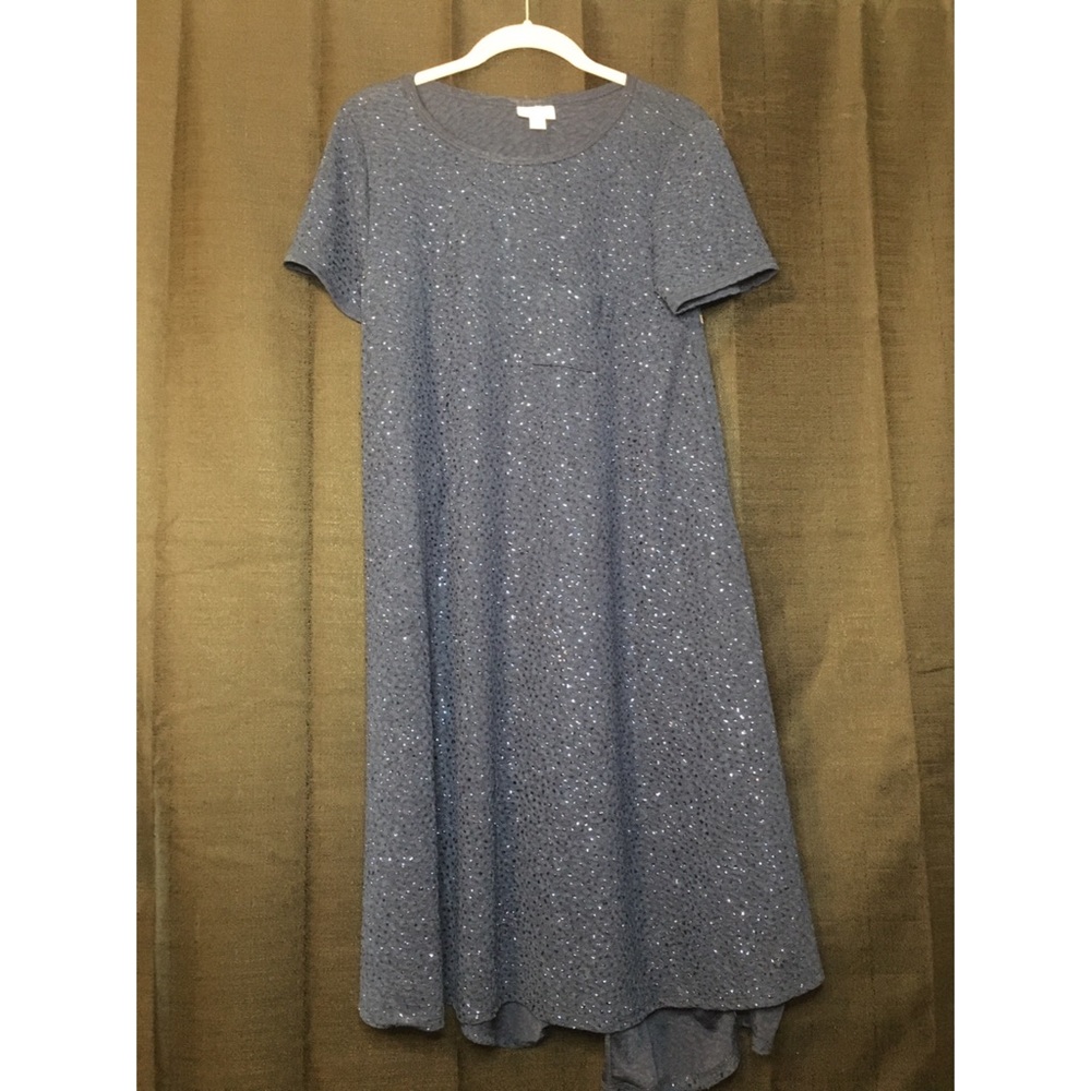 Dark Blue Glittery Dress